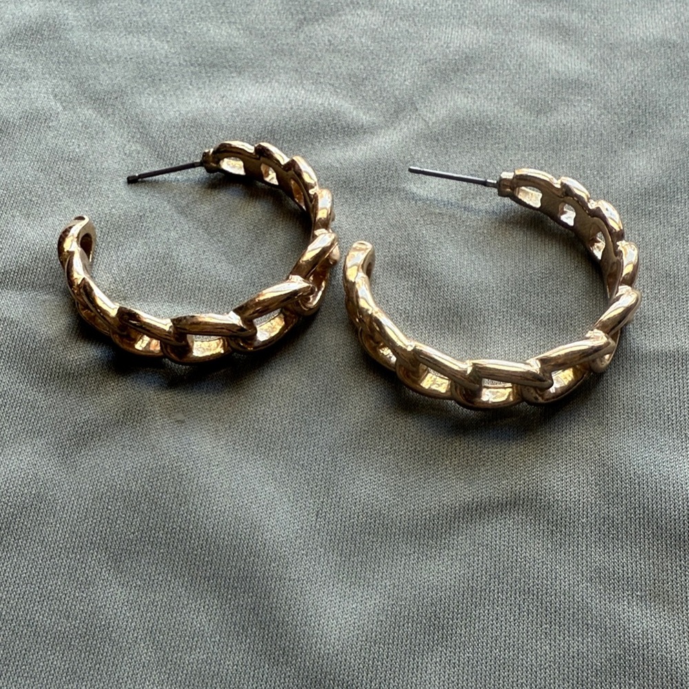 Gold Hoop Earrings